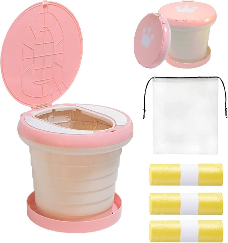 SunnySmile Travel Potty for Toddler, Portable and Foldable Toilet, Apply to Seat Emergency Toilet... | Amazon (US)