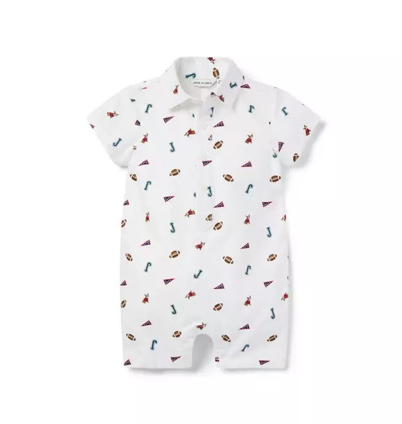 Baby Varsity Romper | Janie and Jack