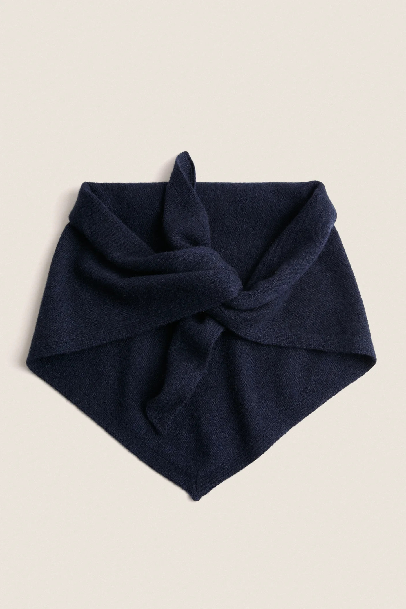 Navy Cashmere Triangle Scarf | Tuckernuck (US)