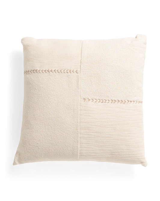 20x20 Linen Blend Pillow | TJ Maxx