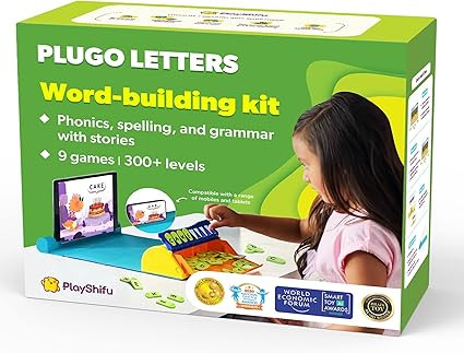 PlayShifu Educational Word Game - Plugo Letters (Kit + App with 9 Learning Games) STEM Toy Gifts ... | Amazon (US)
