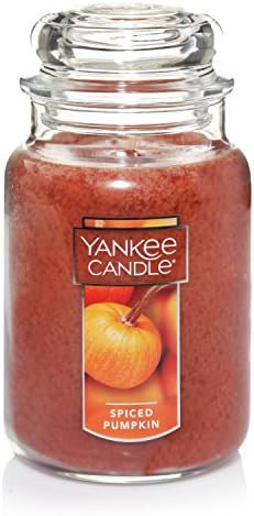 Yankee Candle Large Jar Candle Spiced Pumpkin | Amazon (US)