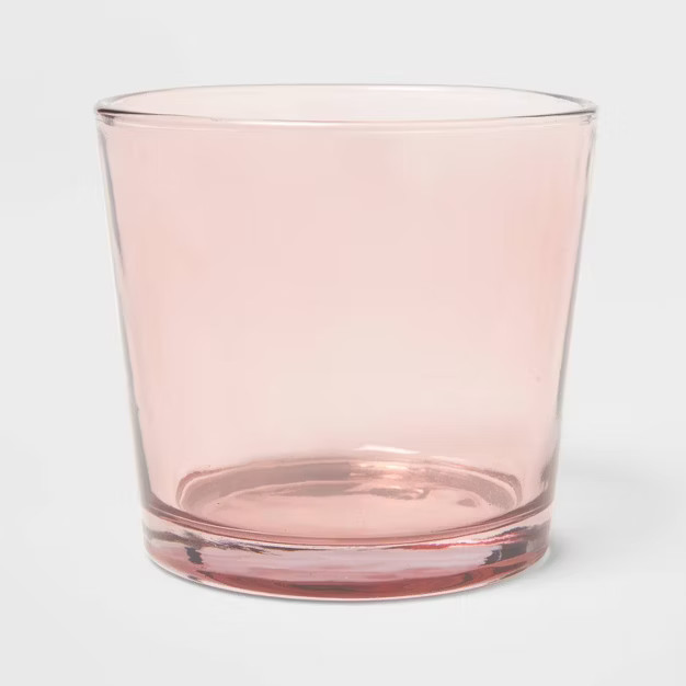 8oz Glass Tinted Tumbler with Spray Color Pink - Threshold™ | Target