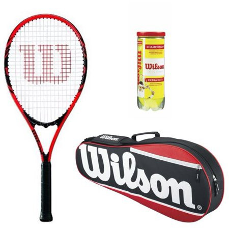 Wilson Tennis Under $40 Equipment Bundle (Tennis Racket, Bag, and Balls) | Walmart (US)