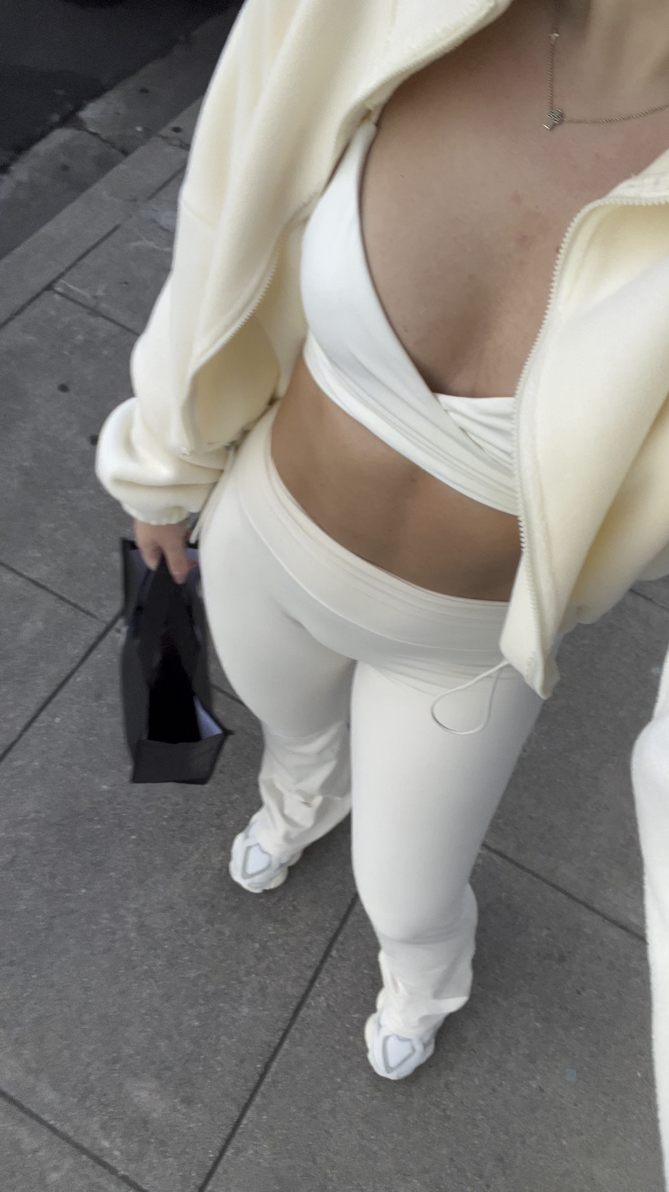 Shades of white pilates outfit.

#LTKFitness #LTKWorkwear #LTKActive