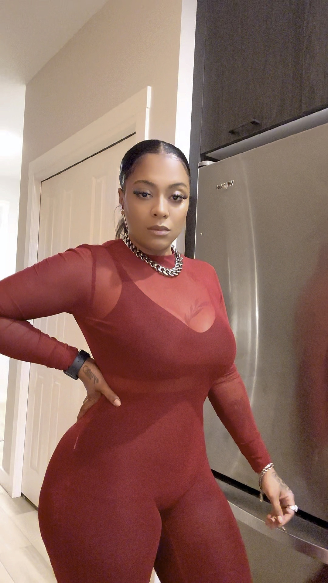 Sheer unitard Shein | Girls night look

#LTKstyletip #LTKFind #LTKfit