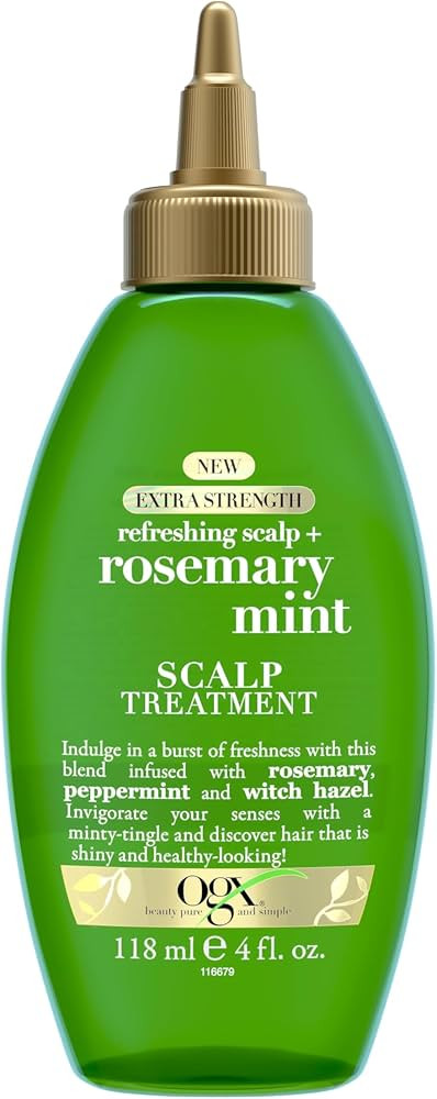 OGX Extra Strength Refreshing Scalp + Rosemary Oil Mint Dry Scalp Treatment, Peppermint & Witch H... | Amazon (US)