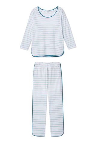 Pima Long-Long Set in Agate | LAKE Pajamas