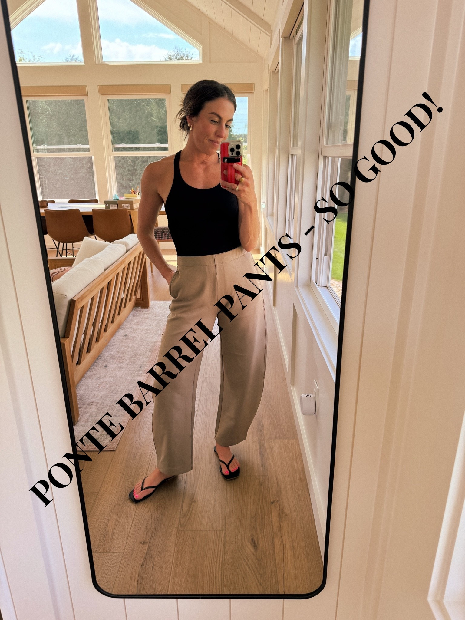 New arrival from 🎯 - ponte barrel pants! So good!