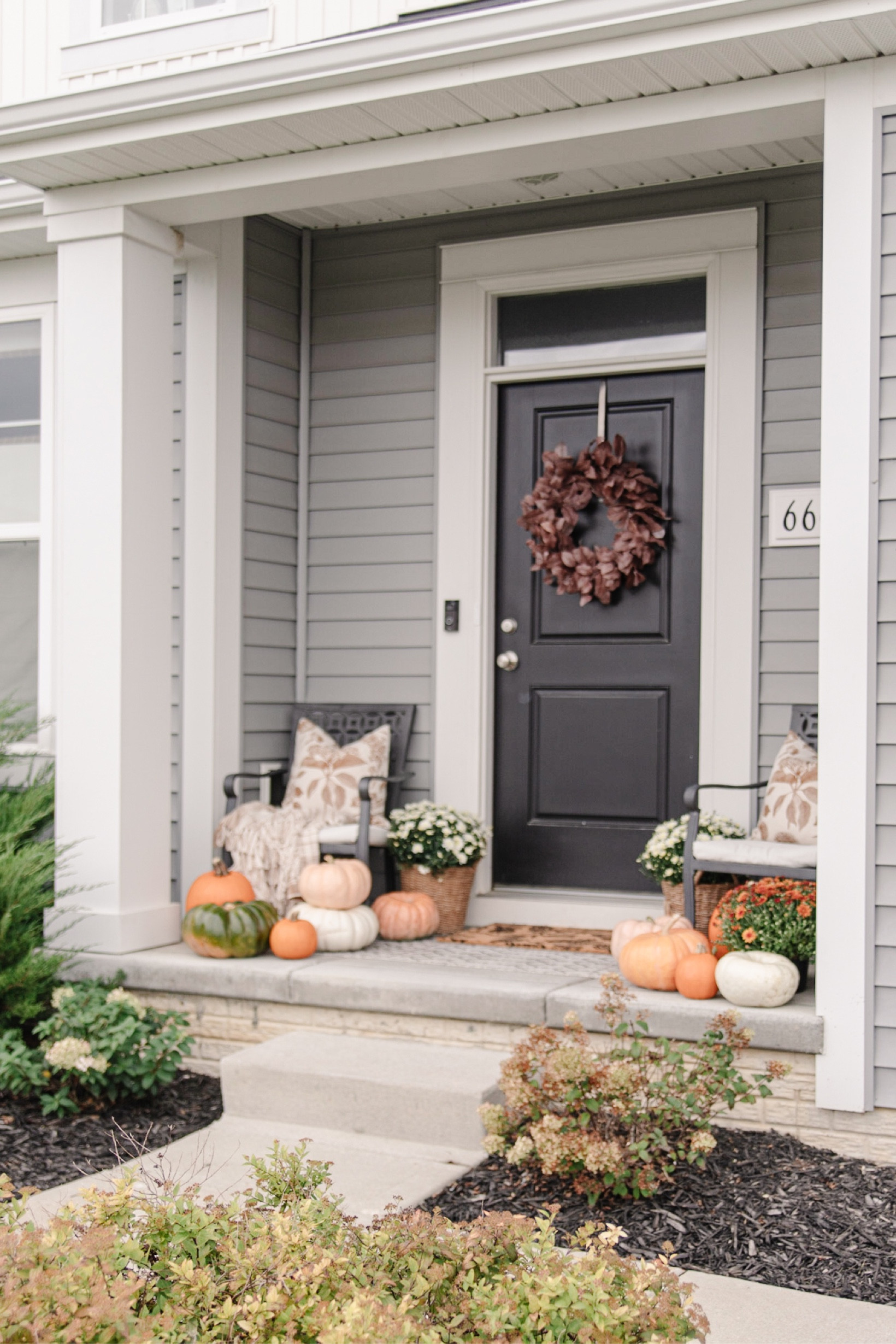 Fall front porch decor, fall porch decor ideas, fall front door wreath, fall wreath, cinderella pumpkins, seagrass basket planter, fall leaf wreath, fall entryway decor, autumn porch

#LTKhome #LTKunder100 #LTKSeasonal