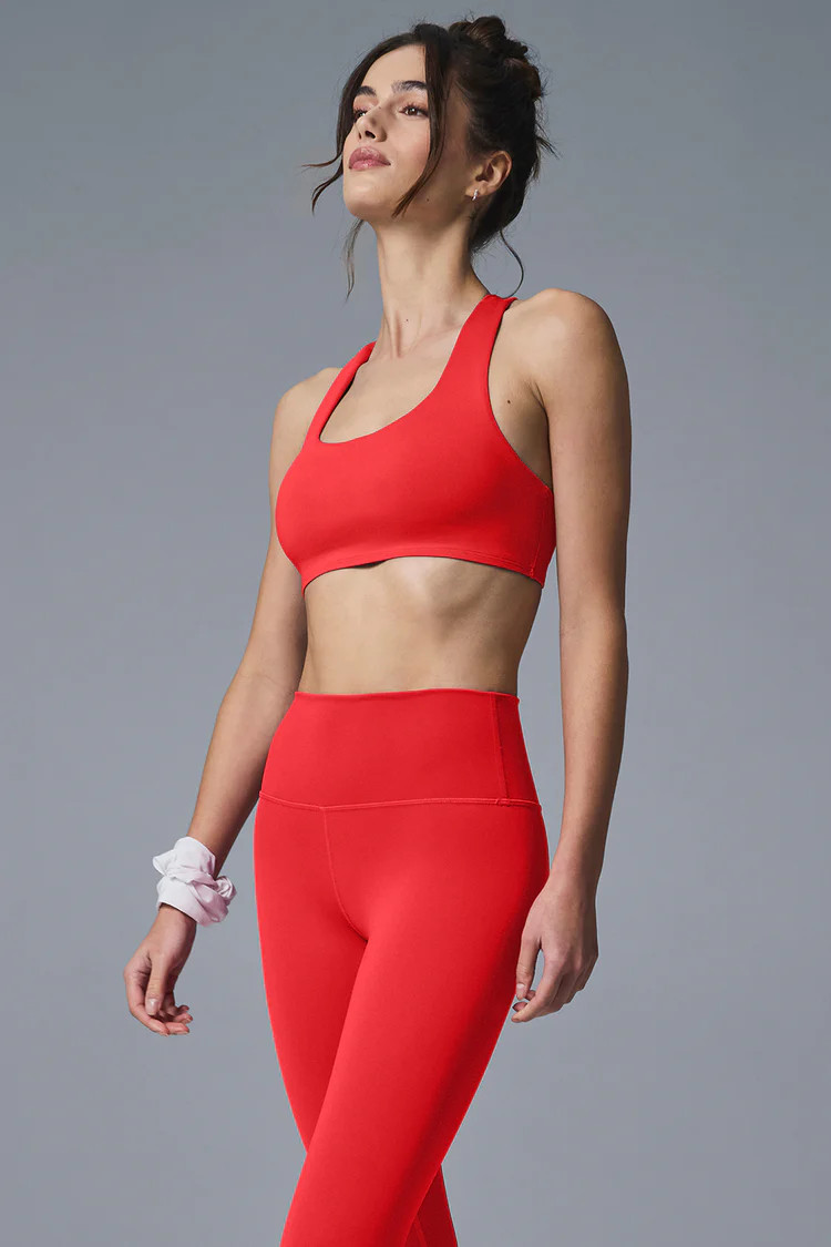 Airlift Advantage Racerback Bra - Red Hot Summer | Alo Yoga (US)