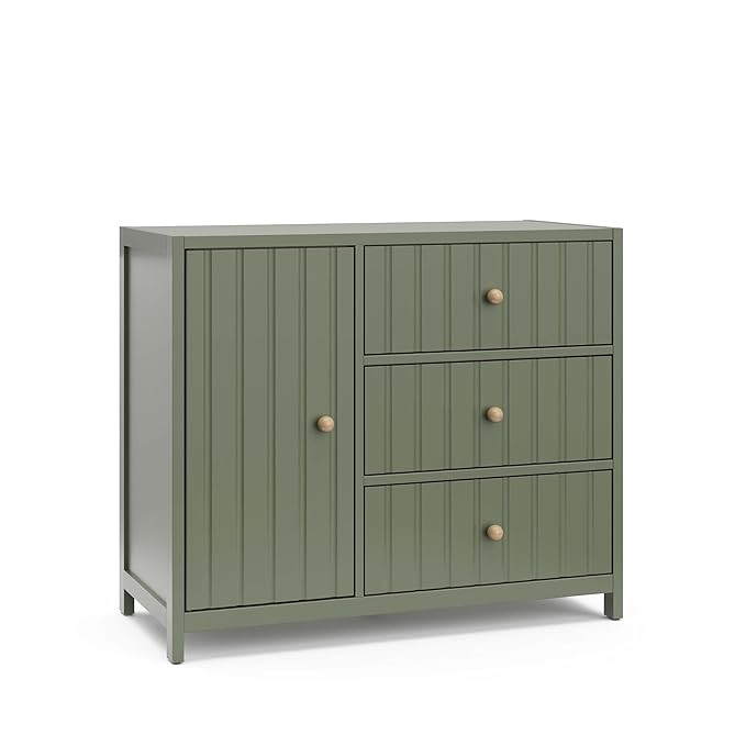Graco Teddi Drawer Combo Dresser (Olive) – GREENGUARD Gold Certified, Interlocking Drawer Syste... | Amazon (US)