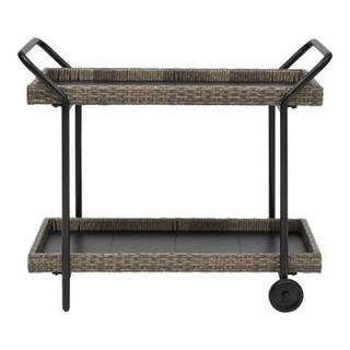 StyleWell Westridge Steel Good Serving Cart GO-11067-SSR | The Home Depot