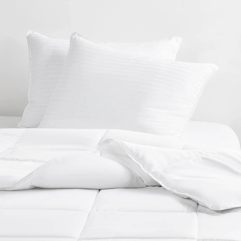 Plush Down-Alternative Gel-Fiber Pillow (2-Pack) | Linens and Hutch