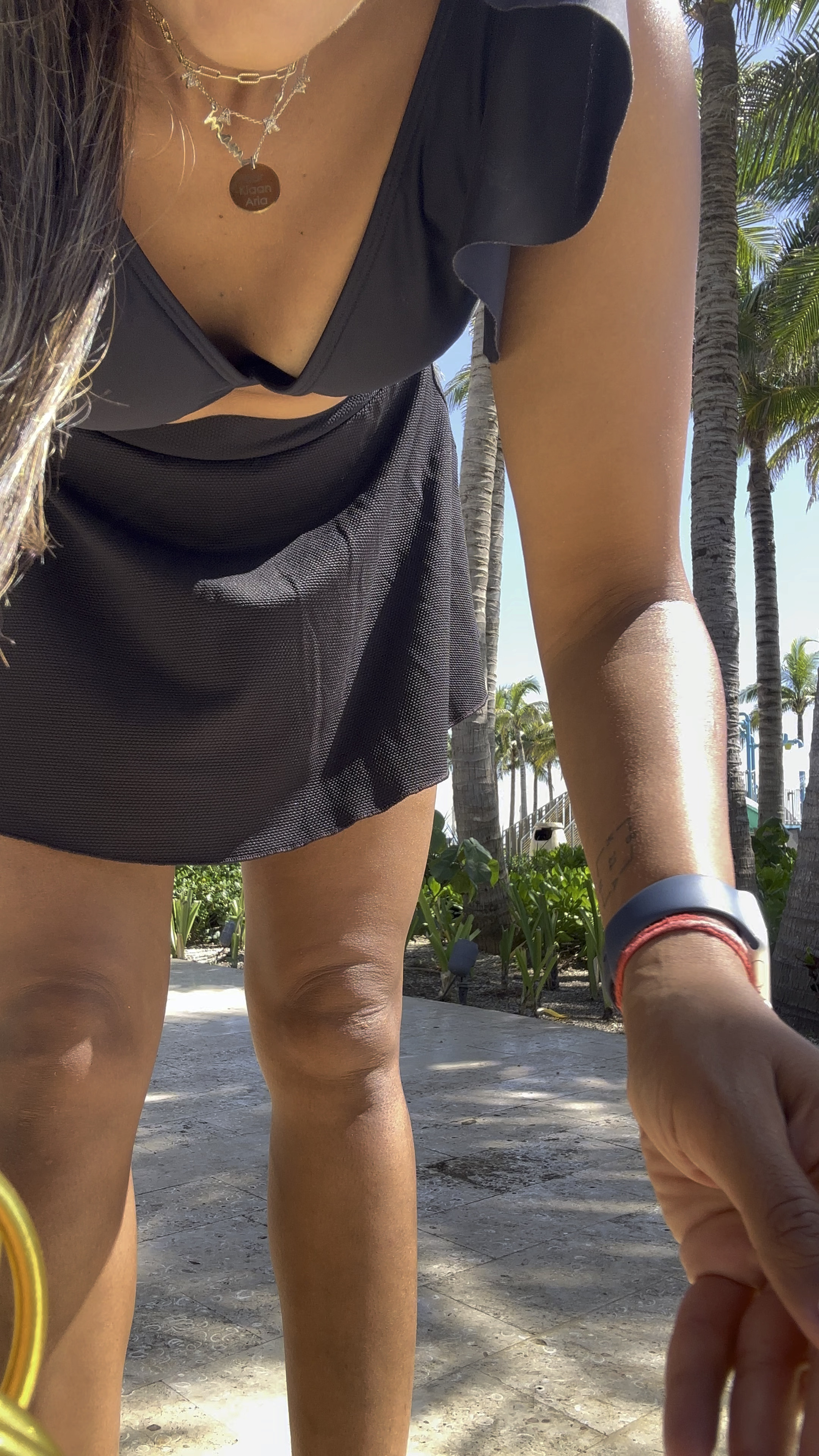 Favorite swim suit ever! This skirt is the best and love that this top covers the shoulders! My waterproof bangles are the best! 

#LTKVideo #LTKSwim #LTKTravel