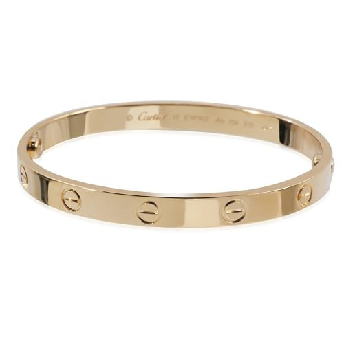 Cartier, Pre-Loved Love Bracelet, Yellow Gold, 17 cm | Amazon (US)