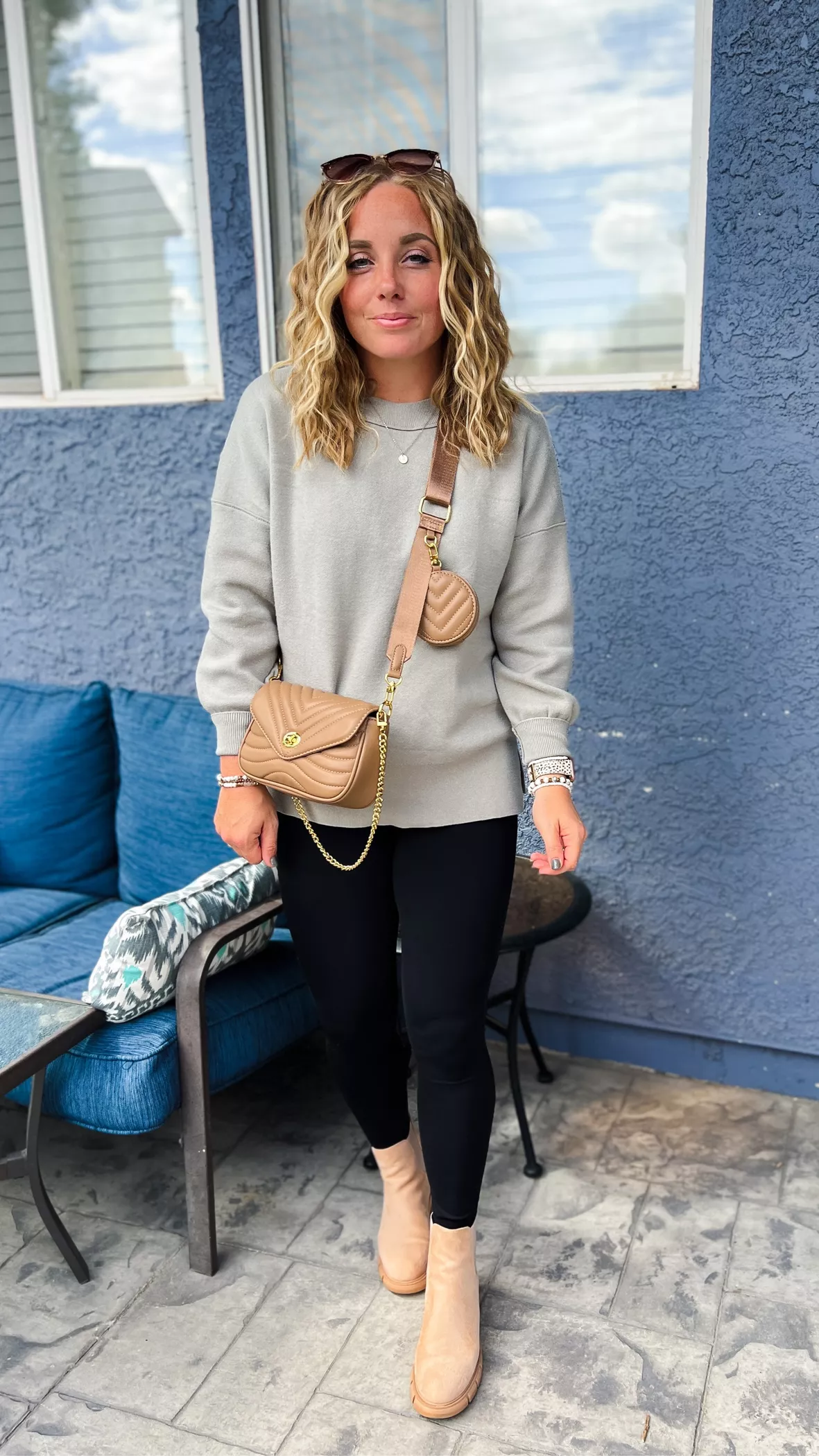 fall outfit  Outfits with leggings, Comfy fall outfits, Pullovers