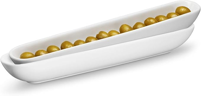 Olive Tray, by KooK, Cheeses, Appetizers, Ceramic Make, Set of 2, 12 inch | Amazon (US)