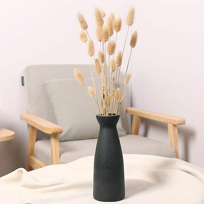 Owl's-Yard Sukiyaki Ceramic Small Vase, Modern Minimalist Dried Flowers Handmade Vase, Living Roo... | Amazon (UK)