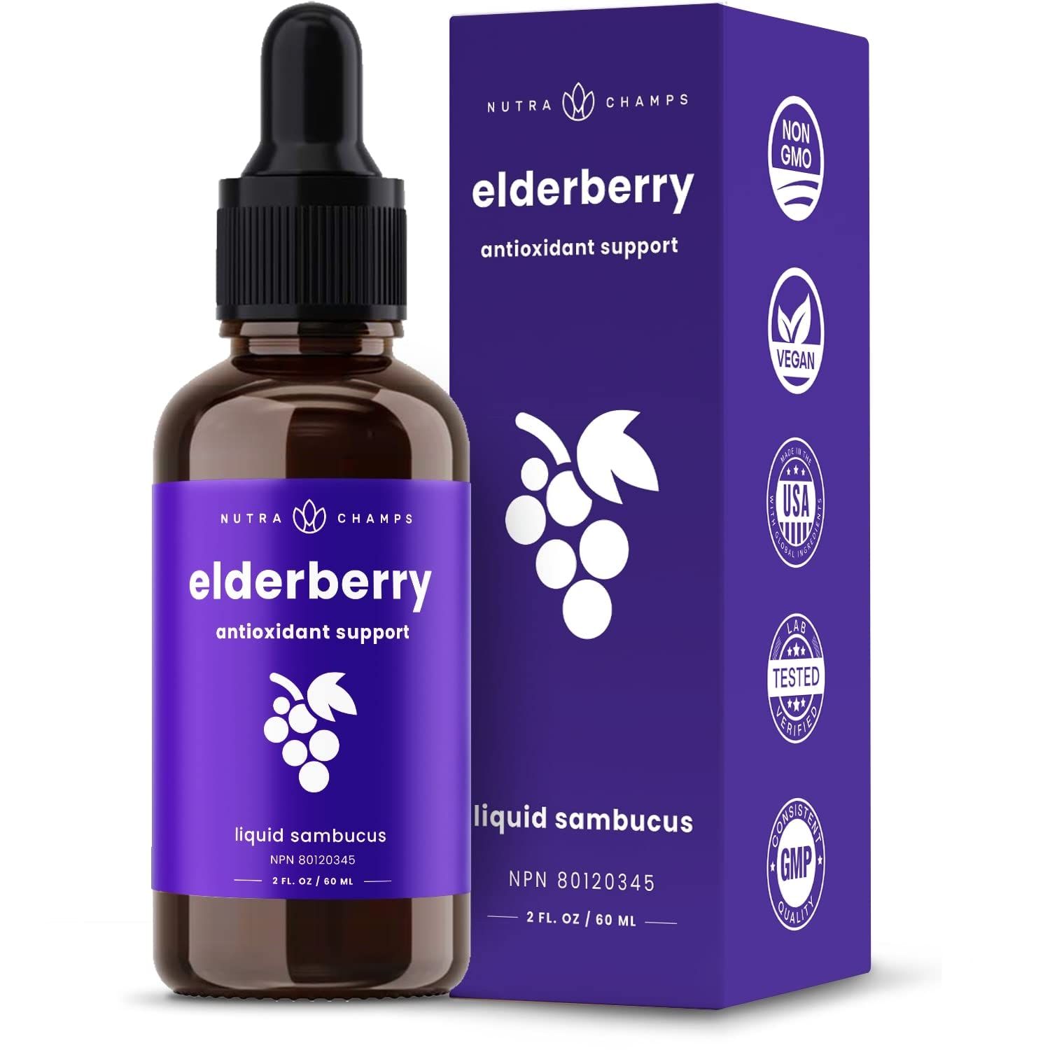 Black Elderberry Syrup | Potent 2000mg 10:1 Extract Sambucus Elderberry Syrup Antioxidant | Elder... | Amazon (CA)