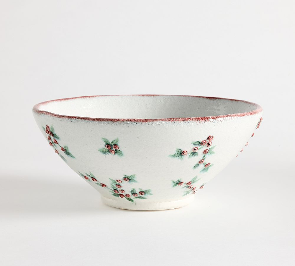 Ceramic Winter Berry Bowl | Pottery Barn (US)