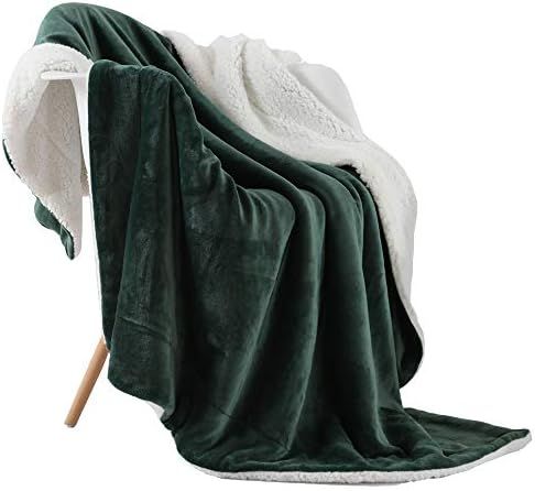NANPIPER Flannel Blanket Reversible Sherpa Throw Blanket Super Soft Plush Warm Fleece Microfiber ... | Amazon (US)