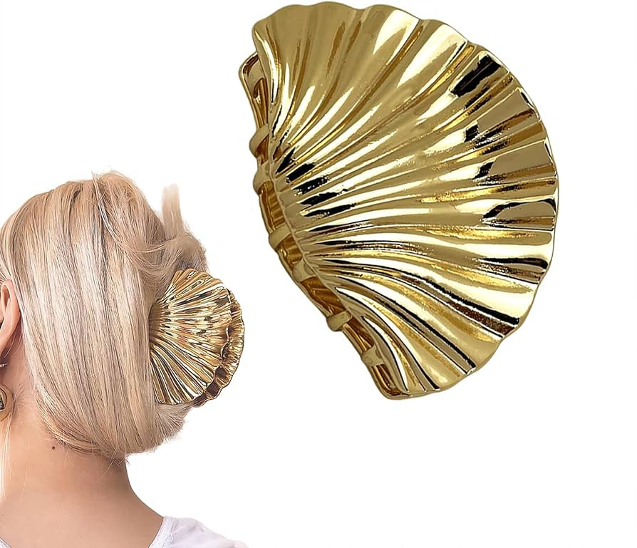 Metal Shell Claw Clip ，Women Fashion Hair Clamps Hair Accessories | Amazon (US)