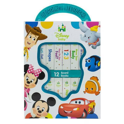 Disney Baby - My First Library 12 Board Book Block Set - by Phoenix | Target