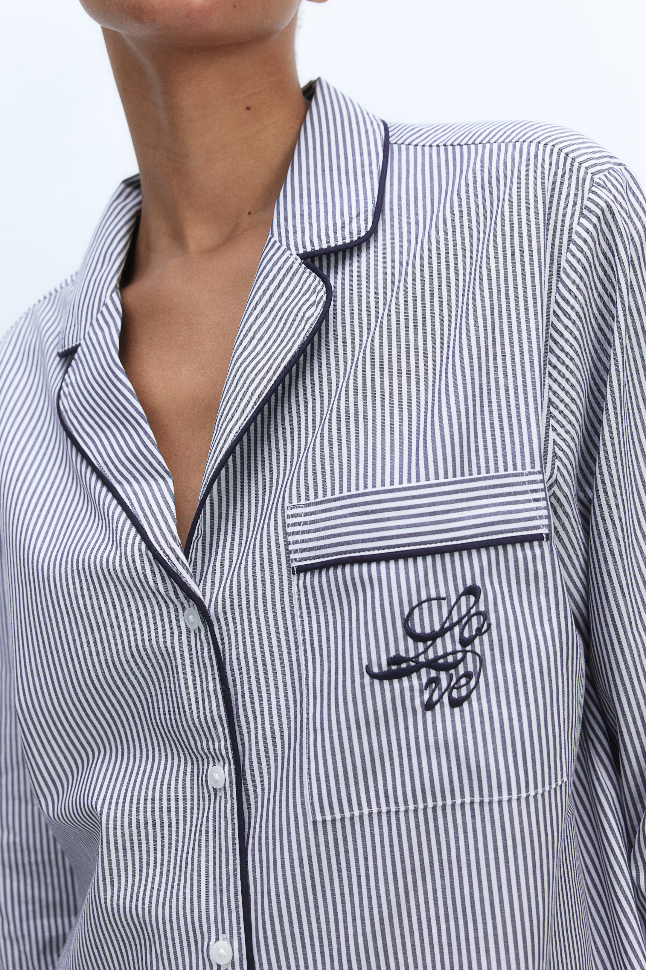 Colour:Navy blue/Striped | H&M (UK, MY, IN, SG, PH, TW, HK)