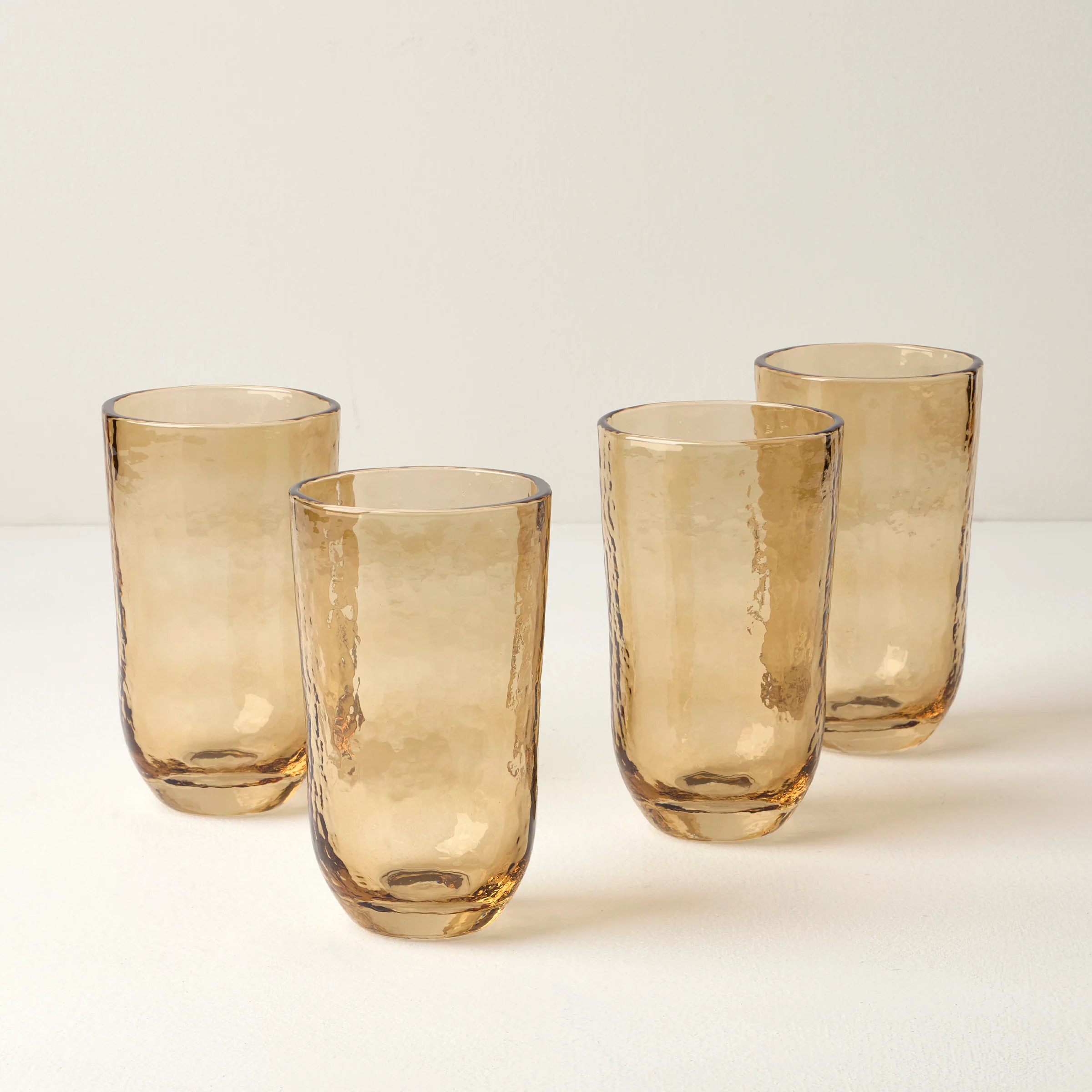 Homespun Amber Tall Tumbler - Set Of 4 | Lenox