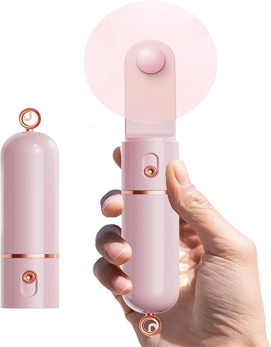 Amazon.com: AOCOOLFAN Portable Handheld Fan, USB Rechargeable 3 Speed Personal Small Pocket Fan T... | Amazon (US)