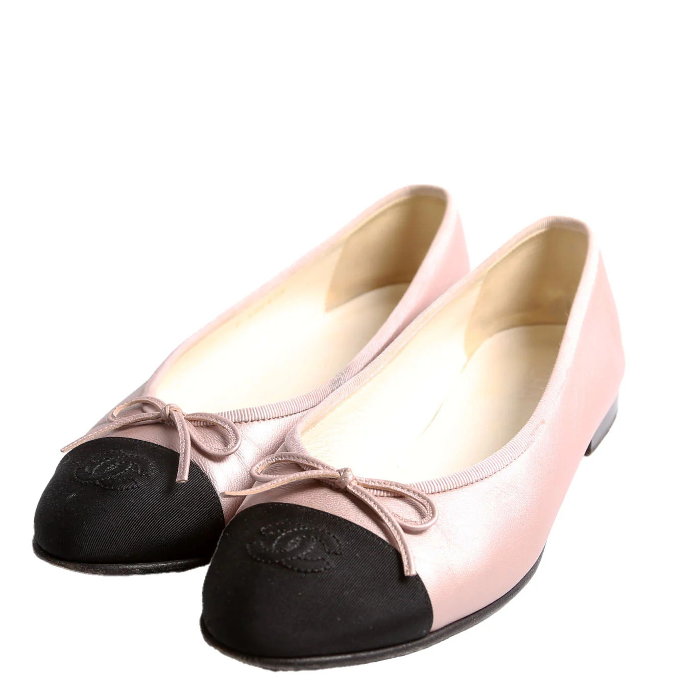 CC Cap Toe Ballet Flats Size 40 | Keeks Designer Handbags