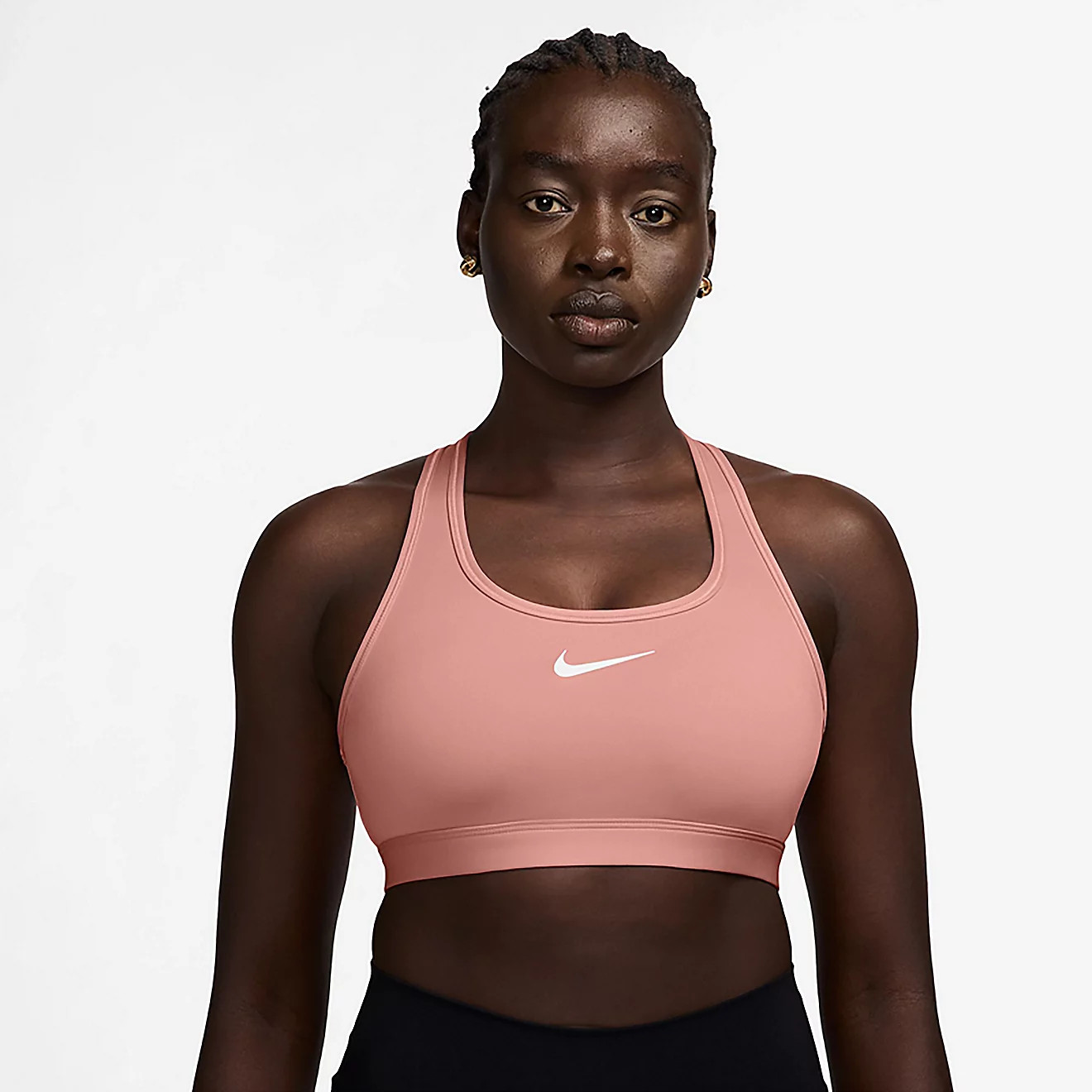 Nike Women's Swoosh Padded Medium Support Sports Bra | Academy Sports + Outdoors