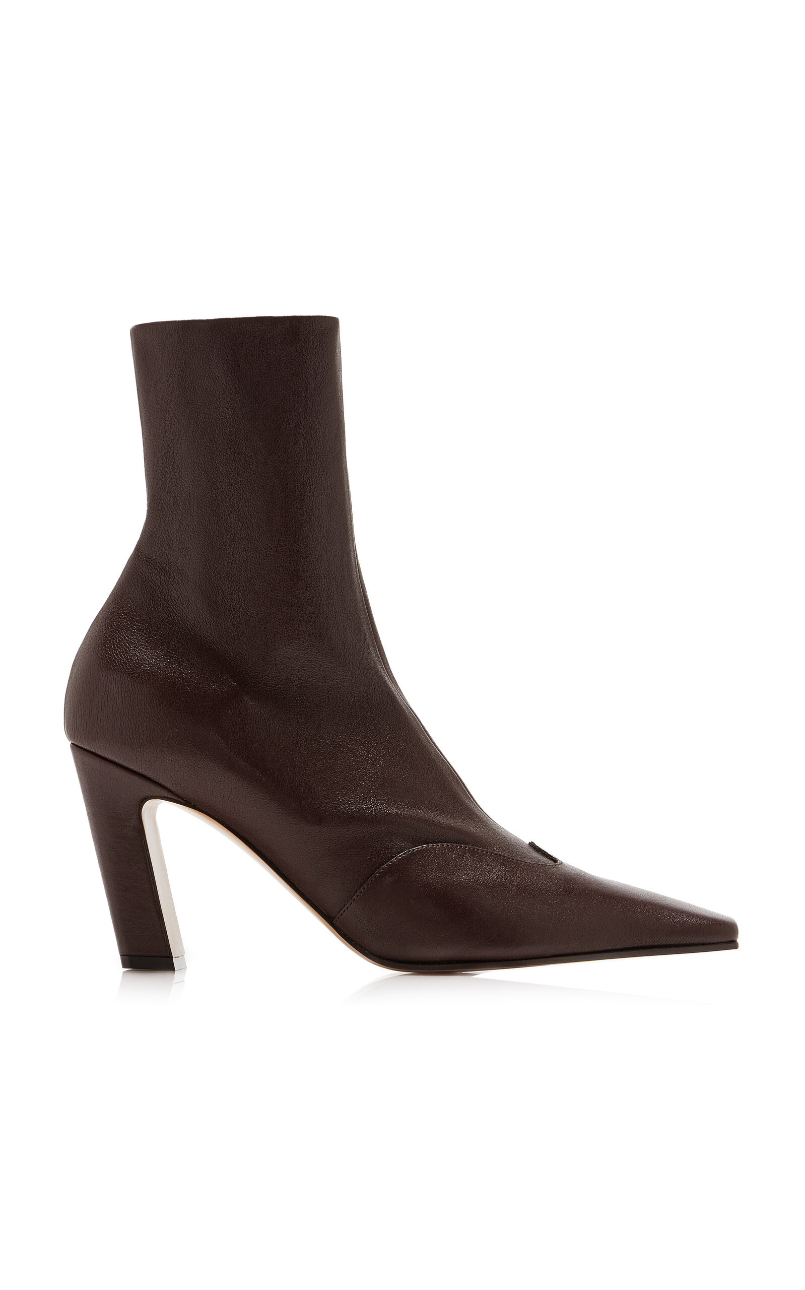 Khaite - Nevada Stretch Leather Boots - Brown - IT 39.5 - Moda Operandi | Moda Operandi (Global)