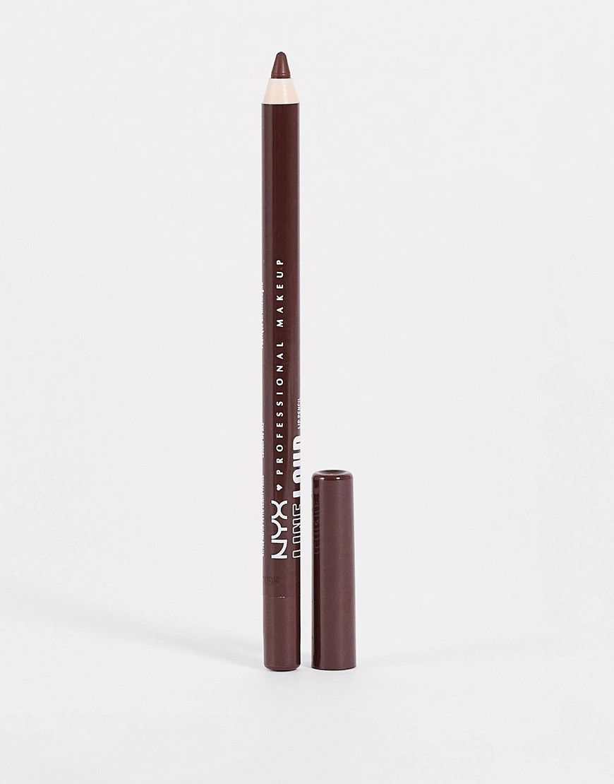 NYX Professional Makeup Longwear Line Loud Matte Lip Liner - Rebel Kind-Brown | ASOS (Global)