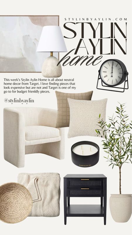 This week’s StylinAylinHome home is all about neutral home decor from Target. ✨
#StylinAylinHome #Aylin 

#LTKhome #LTKfindsunder100 #LTKstyletip