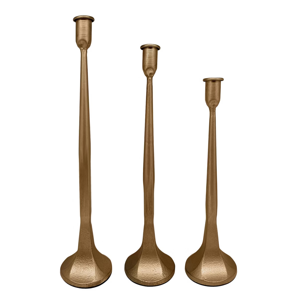 Gold Cast Iron Taper Candle Holders | Target
