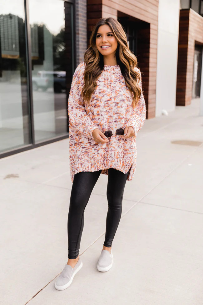 Turning Me Into Confetti Cream Sweater DOORBUSTER | The Pink Lily Boutique