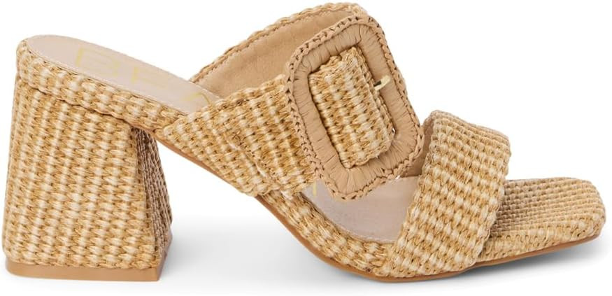 BEACH by Matisse Womens Lucy Block Casual Sandals Casual High Heel 3" & Up - Brown | Amazon (US)