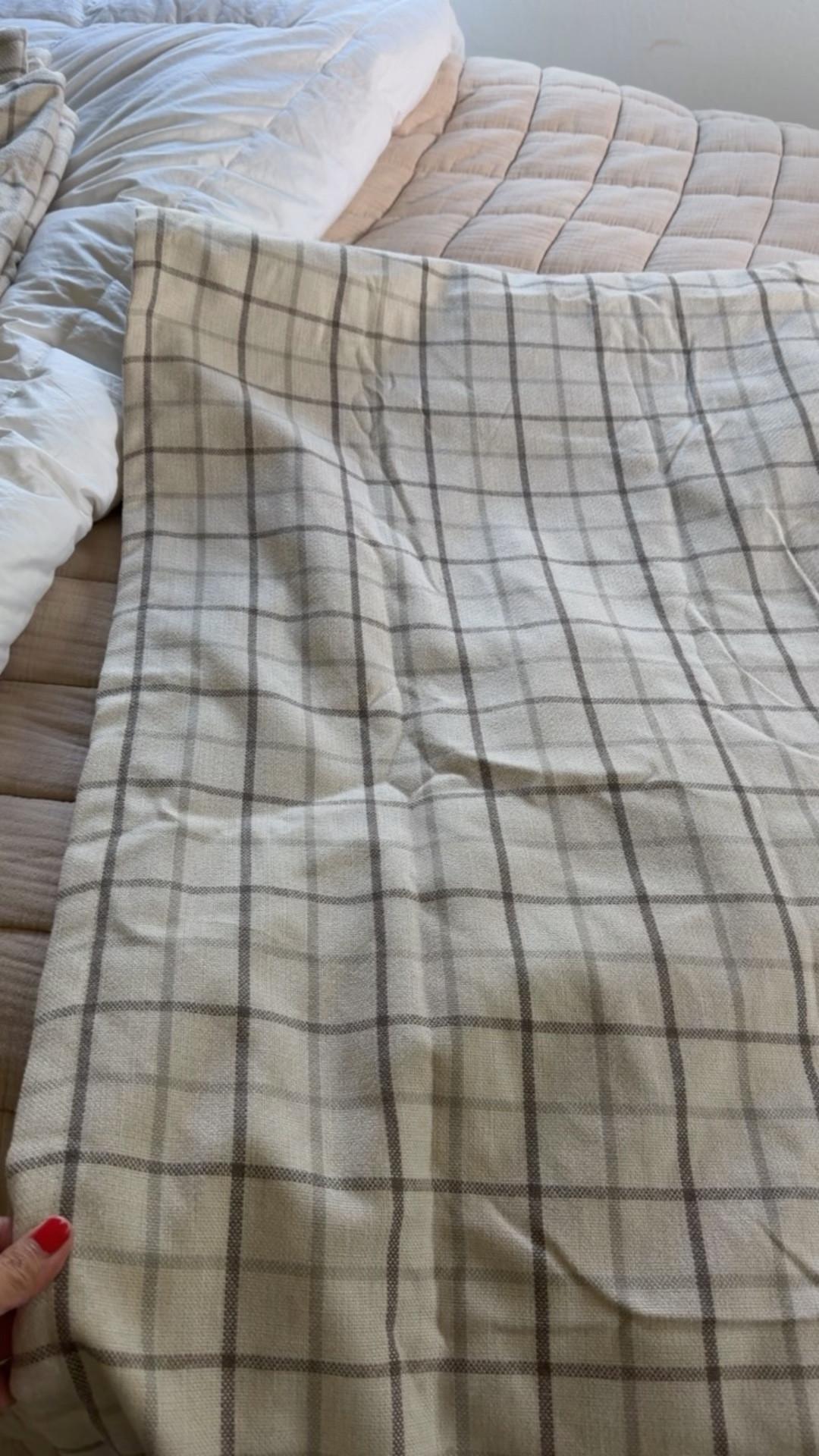 Love these plaid curtains! I do the 95” length and I have 8’ ceilings. 

#LTKHome #LTKSaleAlert