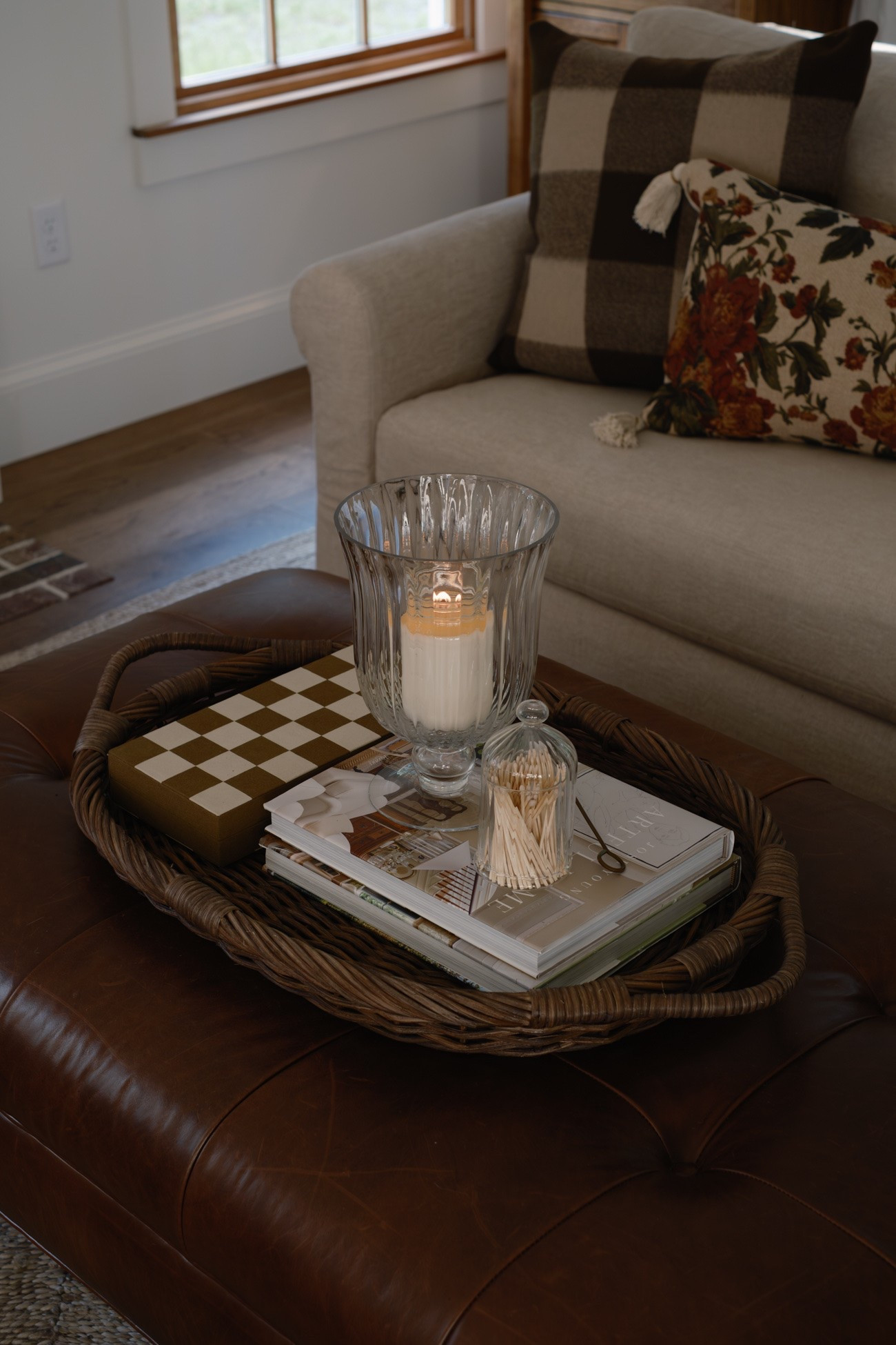 Simple fall ottoman styling 🍂

#LTKHome