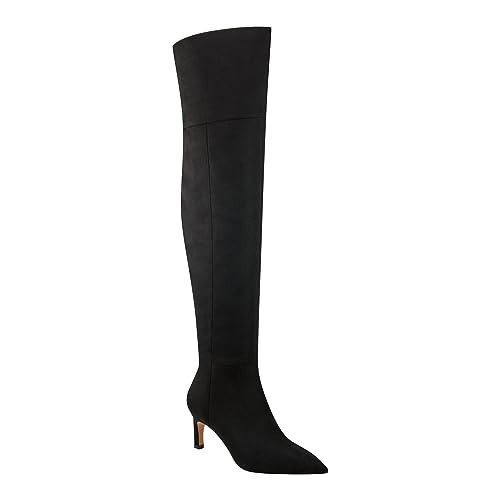 Marc Fisher LTD Women's QULIE Over-The-Knee Boot, Black 001, 7.5 | Amazon (US)