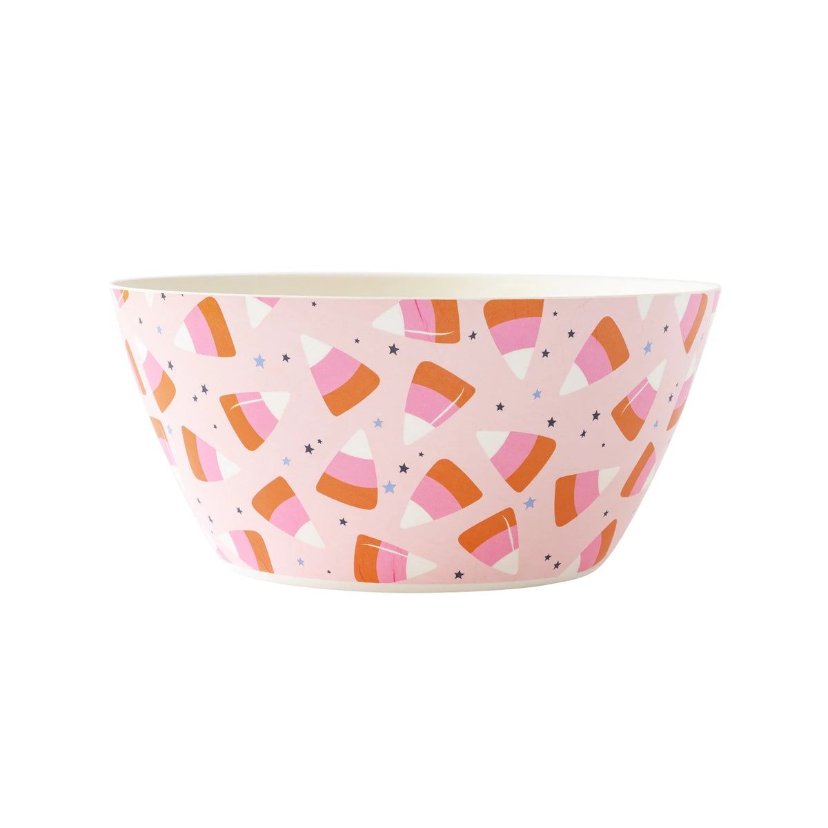 Pink Candy Corn Reusable Bamboo Bowl | Ellie and Piper