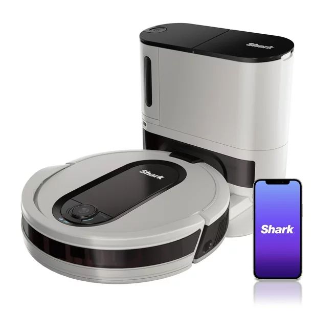 Shark EZ Robot Vacuum with Self-Empty Base, Bagless, Works with Google Assistant, White (RV913S) ... | Walmart (US)