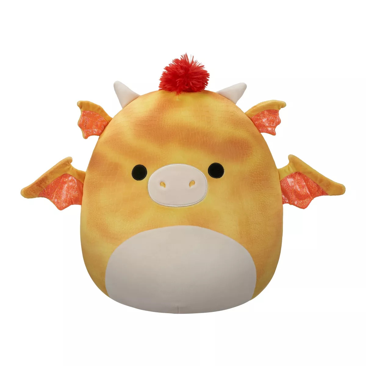 Squishmallows 16" Dieric Yellow Textured Dragon with Red Hair Large Plush | Target
