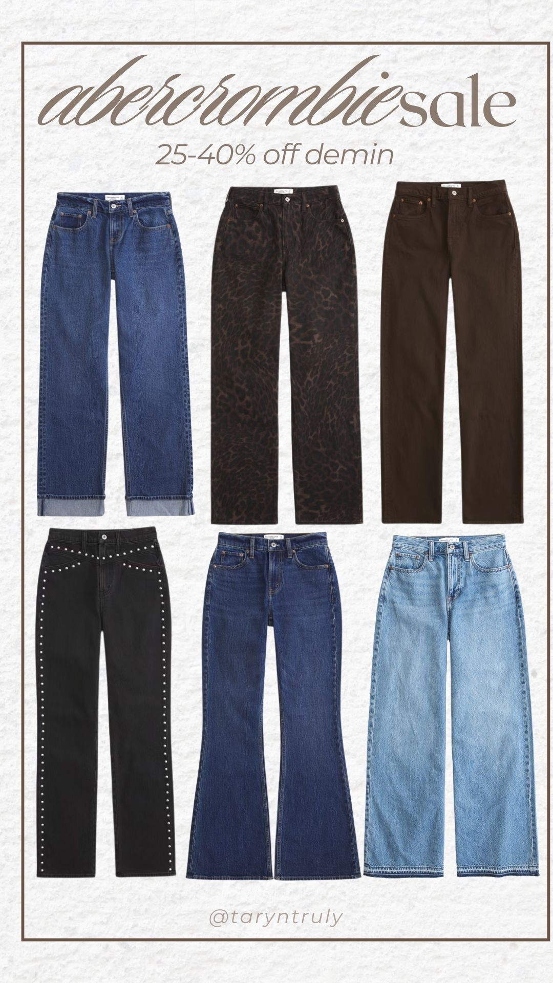 Abercrombie 20-40% off denim sale picks! 

#LTKMidsize #LTKSeasonal #LTKSaleAlert