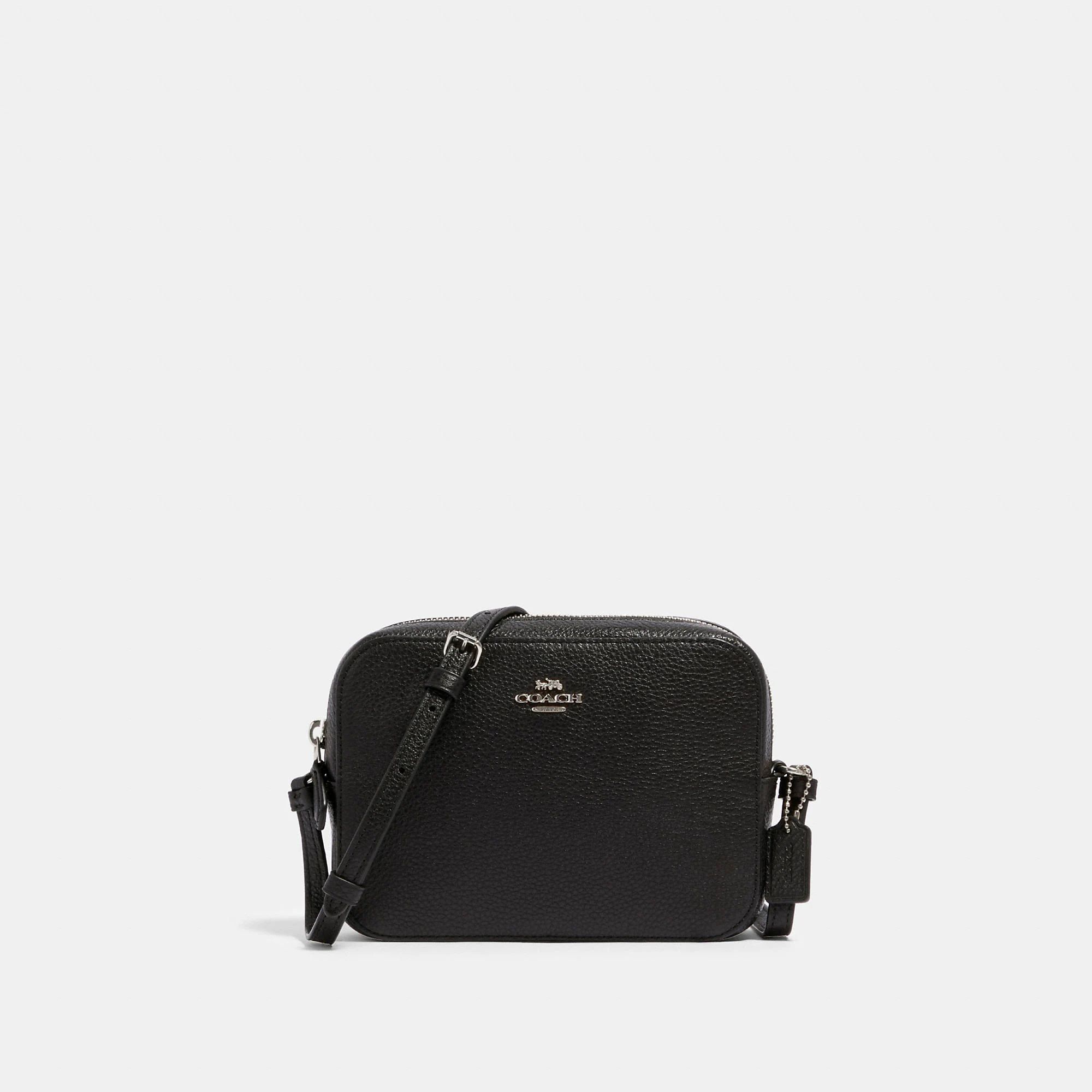 Coach: Mini Camera Bag - Women's - Sv/Black | Coach Outlet