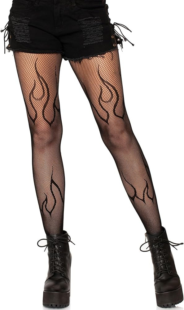 Leg Avenue Women's Dark Alternative Fishnet Tights | Amazon (US)