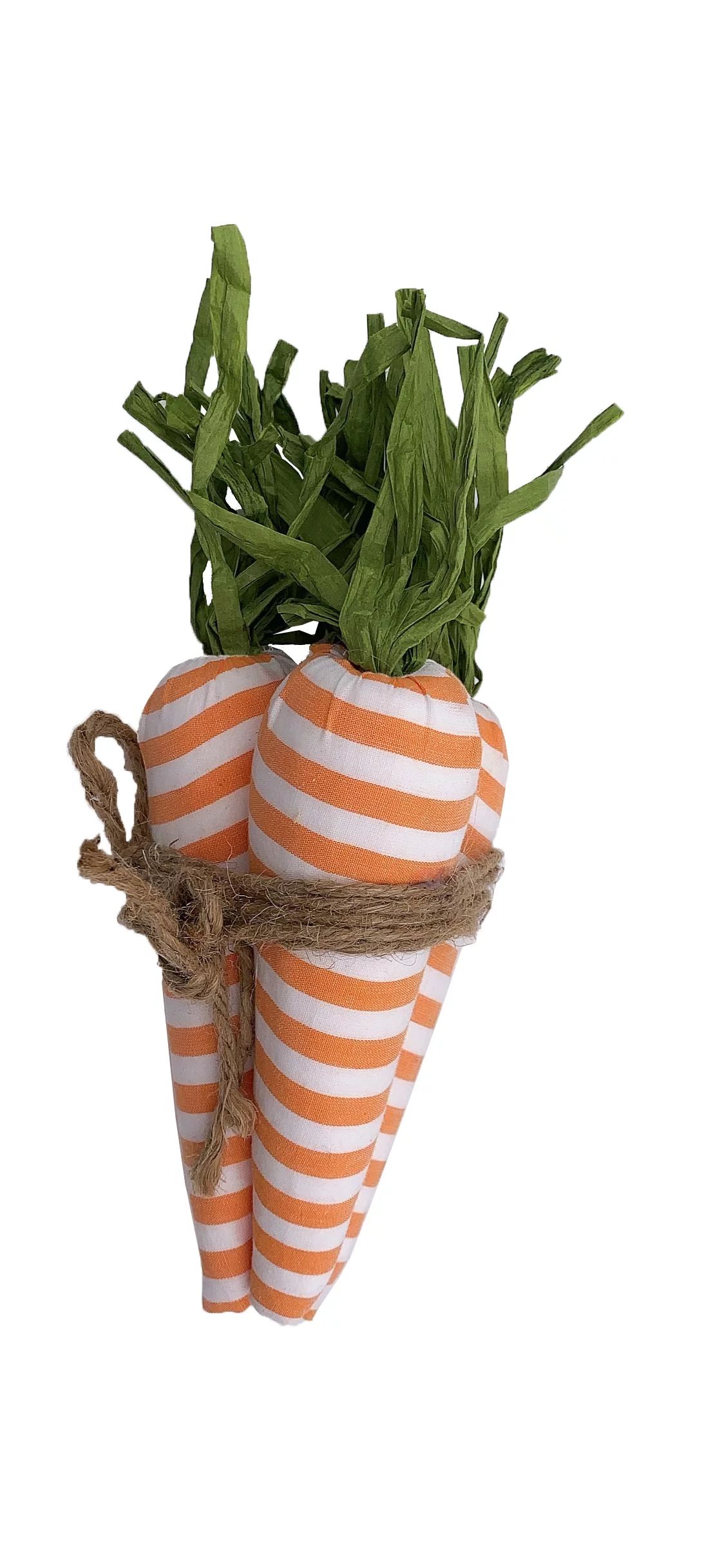 Way To Celebrate Easter 10-Inch Height Polyfoam Carrot Tabletop Decor, With Red Line | Walmart (US)