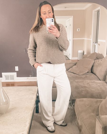 I Love these pants. They are so silky and free flowing. Great fit.  Got them in a few different colors. This is the short length so I can wear them with sneakers  

#LTKstyletip #LTKSeasonal